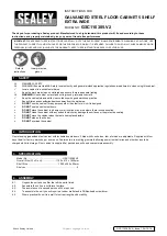 Sealey GSC110385 Instructions preview