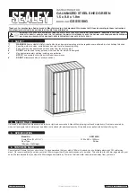 Preview for 1 page of Sealey GSS1508G Instructions Manual