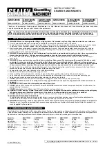 Preview for 1 page of Sealey GWE1200M Instructions