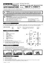 Preview for 1 page of Sealey HBS97 Instructions