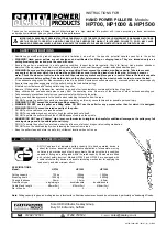 Sealey HP700 Instructions preview