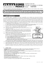 Sealey HST500 Instructions preview