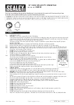 Preview for 1 page of Sealey HVD16 Instructions