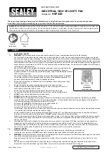 Sealey HVF24S Instructions preview