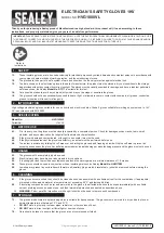 Preview for 1 page of Sealey HVG1000VL Instructions