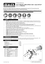 Sealey HVLP01 Instructions preview