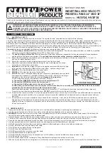 Preview for 1 page of Sealey HVSF24 Instructions