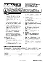 Sealey LED014 Instruction Manual preview