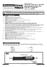 Preview for 1 page of Sealey LED035 Instructions