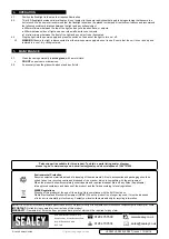 Preview for 2 page of Sealey LED093 Instructions