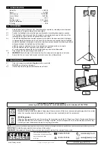 Предварительный просмотр 2 страницы Sealey LED100 Instructions