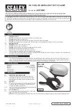 Sealey LED100C Instructions preview