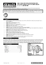 Preview for 1 page of Sealey LED100WS Instructions