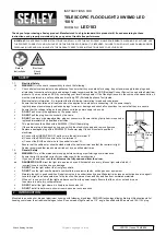 Sealey LED103 Instructions preview