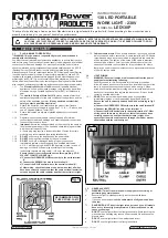 Preview for 1 page of Sealey LED130P Instructions