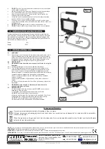 Preview for 2 page of Sealey LED130P Instructions