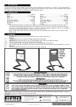 Предварительный просмотр 2 страницы Sealey LED170 Instructions