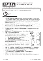 Preview for 1 page of Sealey LED24110 Instructions