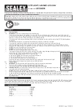 Preview for 1 page of Sealey LED24230 Quick Start Manual