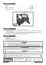 Preview for 2 page of Sealey LED439 Instructions