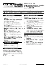 Preview for 1 page of Sealey LS501 Instructions