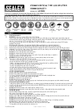 Preview for 1 page of Sealey LS550V Manual