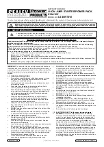 Preview for 1 page of Sealey LSTART810 Instructions