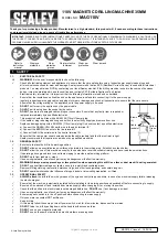 Preview for 1 page of Sealey MAG110V Instructions