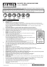 Preview for 1 page of Sealey mag230v Quick Start Manual