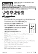 Sealey MAG35110VLP Instructions preview