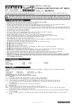 Sealey MC390.V2 Instructions preview