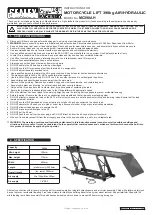 Sealey MC390AH Instructions preview