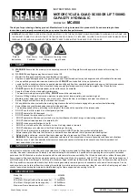 Sealey MC4500 Instructions preview