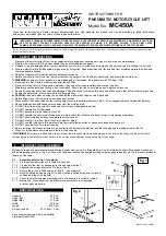 Preview for 1 page of Sealey MC450A Instructions