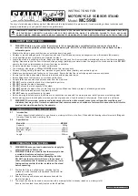 Sealey MC5908 Instructions preview