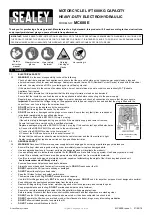 Sealey MC680E Instructions preview