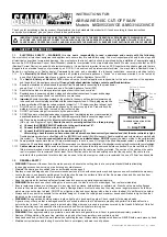 Sealey MG305/230VCE Instructions preview