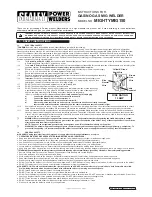 Preview for 2 page of Sealey MIGHTYMIG 150 Manual