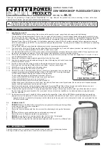 Sealey ML33 Instructions preview