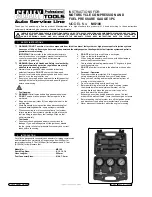 Предварительный просмотр 1 страницы Sealey MS100 Instructions