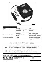 Preview for 2 page of Sealey MS163 Quick Manual