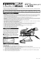 Preview for 1 page of Sealey MT500 Instructions