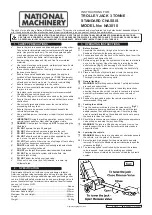 Sealey National Machinery NA3010 Instructions preview