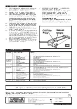 Предварительный просмотр 2 страницы Sealey National Machinery NA3010 Instructions