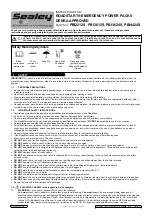 Preview for 1 page of Sealey PBI2212S Instructions