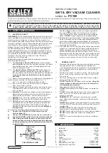 Preview for 1 page of Sealey PC100 Instructions