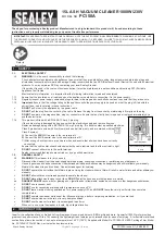 Preview for 1 page of Sealey PC150A Quick Start Manual