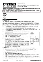 Предварительный просмотр 1 страницы Sealey PC35110V Instructions