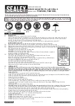 Sealey PDM155B Instructions preview