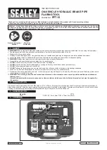 Preview for 1 page of Sealey PFT15 Instructions